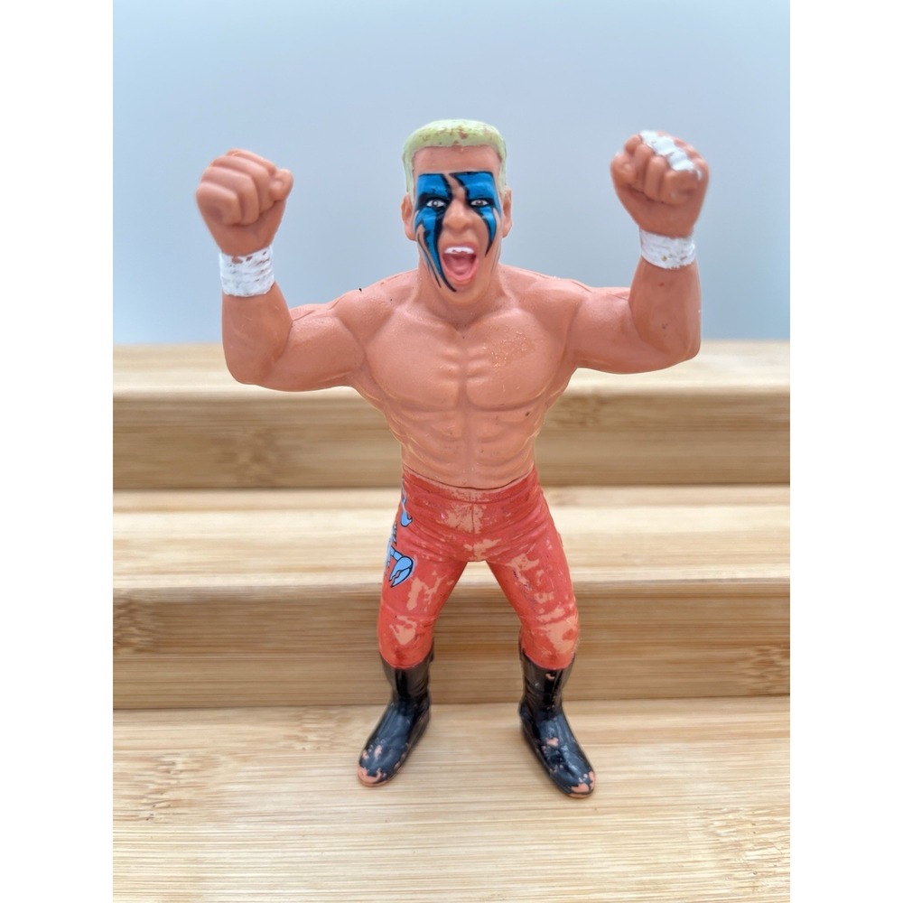 WCW GALOOB STING Wrestling Figure ORANGE trunks wwf hasbro wwe TLC